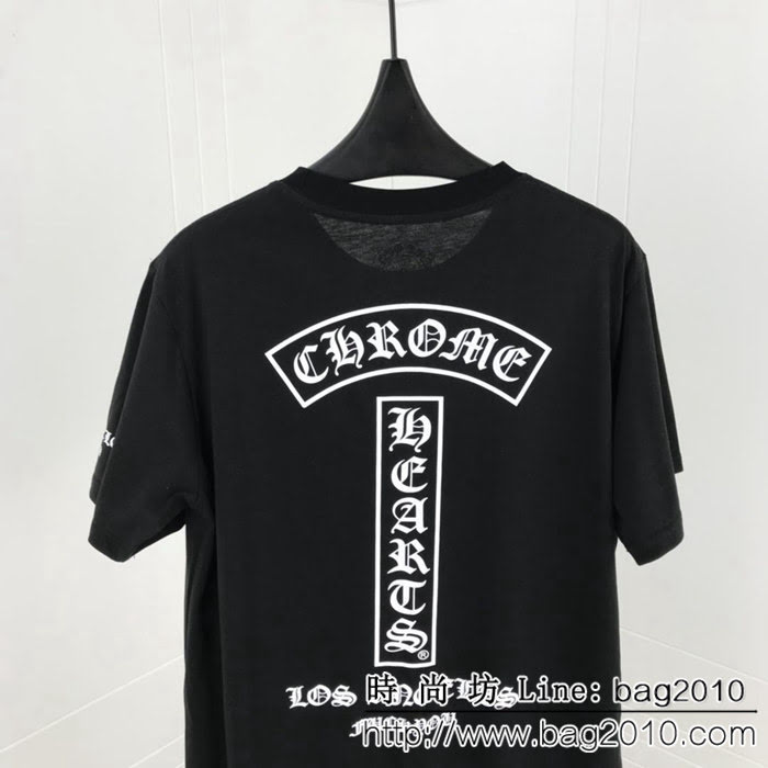 Chrome Hearts克羅心 19ss 經典梵文字母印花T恤 定制原版純棉面料 高版本情侶款 ydi2235